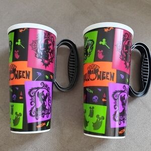 Disney Parks Halloween Minnie Pluto Mickey Goofy Trick or Treat Tumblr Cups set